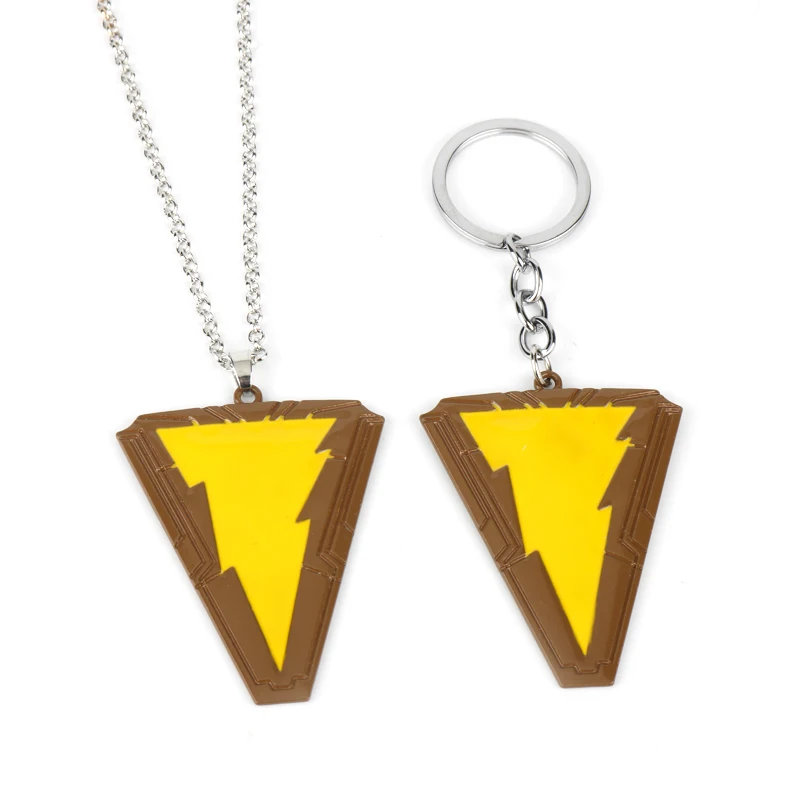 Shazam lightning Shape pendant Keychain Women Men Novelty Trinket Enamel Metal Charm Key Ring Car Keyholder
Shazam lightning Shape pendant Keychain Women Men Novelty Trinket Enamel Metal Charm Key Ring Car Keyholder