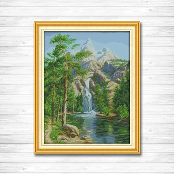 High mountain and flowing water diy Painting Counted Printed on canvas DMC 14CT 11CT Cross Stitch Needlework Kits Embroidery Set
High mountain and flowing water diy Painting Counted Printed on canvas DMC 14CT 11CT Cross Stitch Needlework Kits Embroidery Set
