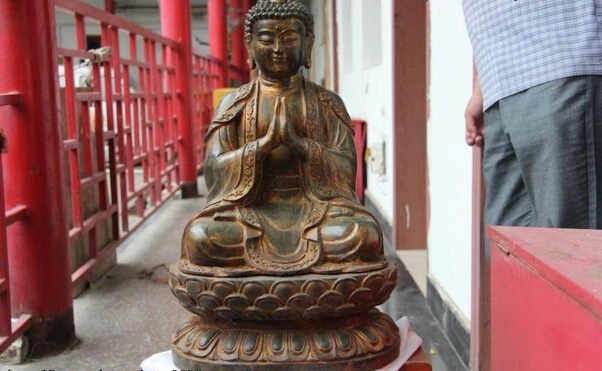 150401 S0833 19 Tibet Mark Bronze Copper Buddhism Tathagata Amitabha Sakyamuni Buddha Statue
150401 S0833 19 Tibet Mark Bronze Copper Buddhism Tathagata Amitabha Sakyamuni Buddha Statue