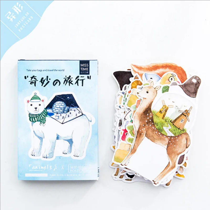 30 pcs/pack Wonderful travel personality Greeting Card Postcard Birthday Letter Envelope Gift Card Set Message Card
30 pcs/pack Wonderful travel personality Greeting Card Postcard Birthday Letter Envelope Gift Card Set Message Card