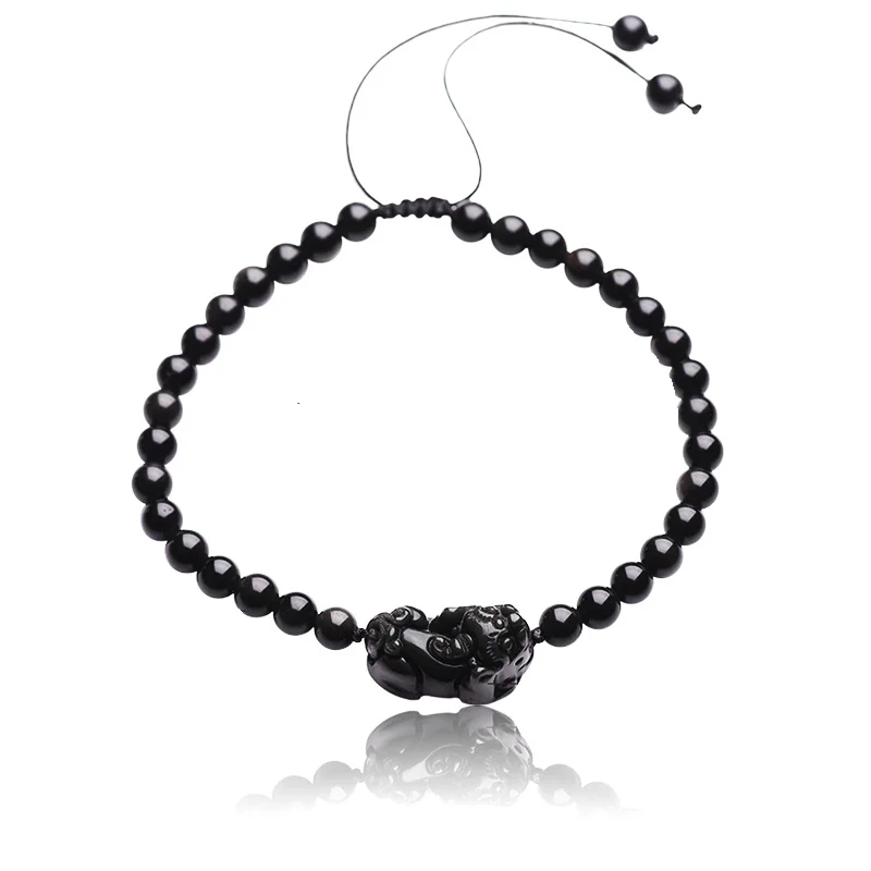 Natural Stone Pixiu Ankle Boots For Women Jewelry 6-8mm Round Adjustable Beads Men Bracelet Ankle Boots Obsidian Safeness
Natural Stone Pixiu Ankle Boots For Women Jewelry 6-8mm Round Adjustable Beads Men Bracelet Ankle Boots Obsidian Safeness
