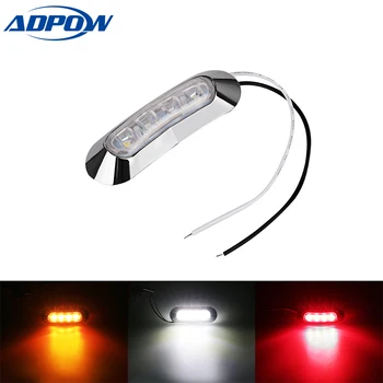 1pcs Waterproof Side Marker Lights Clearance Lamp Trailer Truck Bus Car 4 LED 12V 24V AMBER Yellow White Red
1pcs Waterproof Side Marker Lights Clearance Lamp Trailer Truck Bus Car 4 LED 12V 24V AMBER Yellow White Red