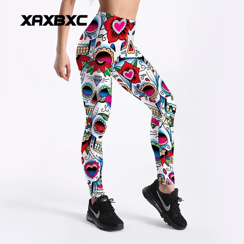 2018 New C4085 Skull Flower Heart Diamond Printed Push Up Slim Tights Fitness Women Jogging GYM Yoga Pants Femme Sport Leggings
2018 New C4085 Skull Flower Heart Diamond Printed Push Up Slim Tights Fitness Women Jogging GYM Yoga Pants Femme Sport Leggings