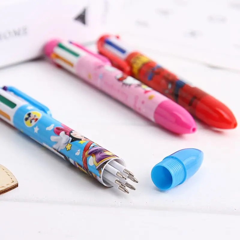 Новое поступление новая многоцветная шариковая ручка многофункциональная 6 в 1