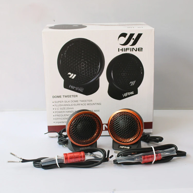 2pcs Universal High Efficiency Car 25mm Dome Car Tweeter Loudspeaker Loud Speaker Max Power 100W Audio Auto Sound car tweeters
2pcs Universal High Efficiency Car 25mm Dome Car Tweeter Loudspeaker Loud Speaker Max Power 100W Audio Auto Sound car tweeters