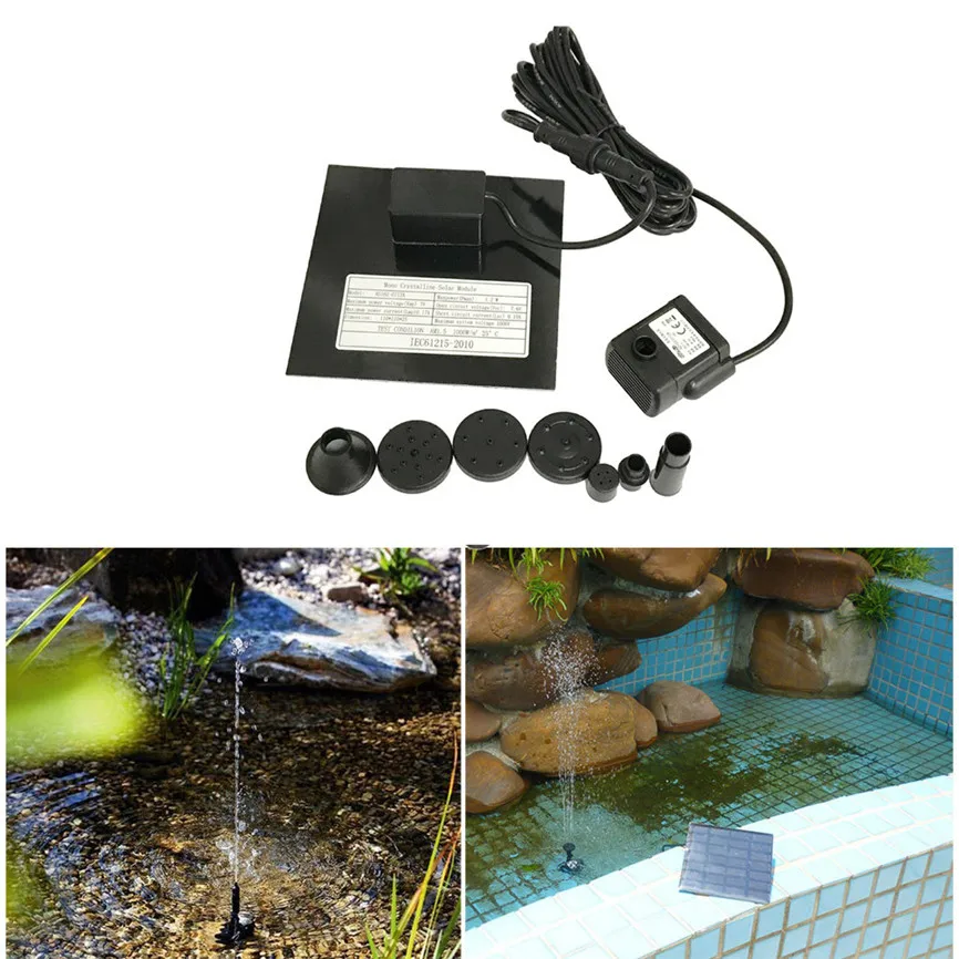 A Set Solar Water Pump Fountain For Fountain Garden Small Type Solar Power Fountain Pool Garden Landscape Aquarium Water Pump
A Set Solar Water Pump Fountain For Fountain Garden Small Type Solar Power Fountain Pool Garden Landscape Aquarium Water Pump