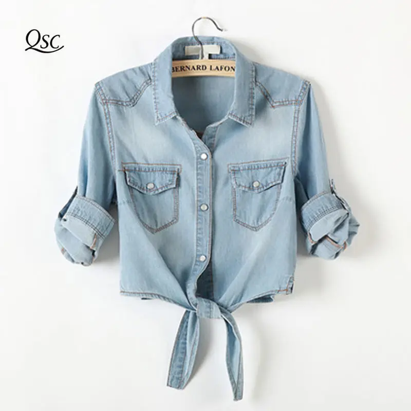 2016 Female Denim Jackets Shirt Jeans Thin Spring Summer Short Denim Jeans Small Shawl Cardigan Sleeveless Jacket Casual Blouse
2016 Female Denim Jackets Shirt Jeans Thin Spring Summer Short Denim Jeans Small Shawl Cardigan Sleeveless Jacket Casual Blouse