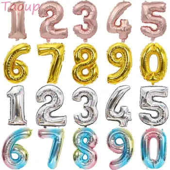 Taoup 32inch Gold Silver Champagne Foil Balloons Number Ballons Accessories Happy Birthday Balloons Figures Baby Shower Decor
Taoup 32inch Gold Silver Champagne Foil Balloons Number Ballons Accessories Happy Birthday Balloons Figures Baby Shower Decor