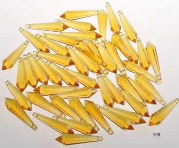 H&D 10pcs Yellow Crystal Ice Prism Drop Chandelier Parts Lighting Part Prisms Drops Prisms Wedding Party Home Decor Accessories
H&D 10pcs Yellow Crystal Ice Prism Drop Chandelier Parts Lighting Part Prisms Drops Prisms Wedding Party Home Decor Accessories