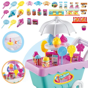 Children's Play House Toys Kid's Candy Ice Cream Cart DIY Light Music 19-Piece Bedroom Decoration Holiday Gift Grow Playmate Hot
Children's Play House Toys Kid's Candy Ice Cream Cart DIY Light Music 19-Piece Bedroom Decoration Holiday Gift Grow Playmate Hot
