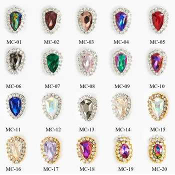 New 10Pcs/Lot Metal Shield Nail Art Decorations AB Colorful DIY Glass Gem Nail Charms Jewelry Rhinestones For Nails Tips
New 10Pcs/Lot Metal Shield Nail Art Decorations AB Colorful DIY Glass Gem Nail Charms Jewelry Rhinestones For Nails Tips