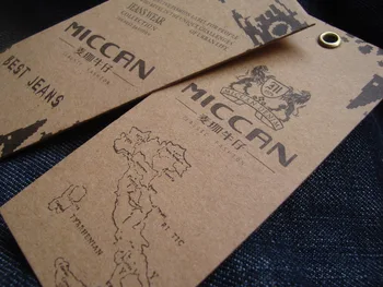 custom printed gift kraft paper hang tag/price tag/600gsm kraft paper high-grade tag/Jeans swing tag
custom printed gift kraft paper hang tag/price tag/600gsm kraft paper high-grade tag/Jeans swing tag