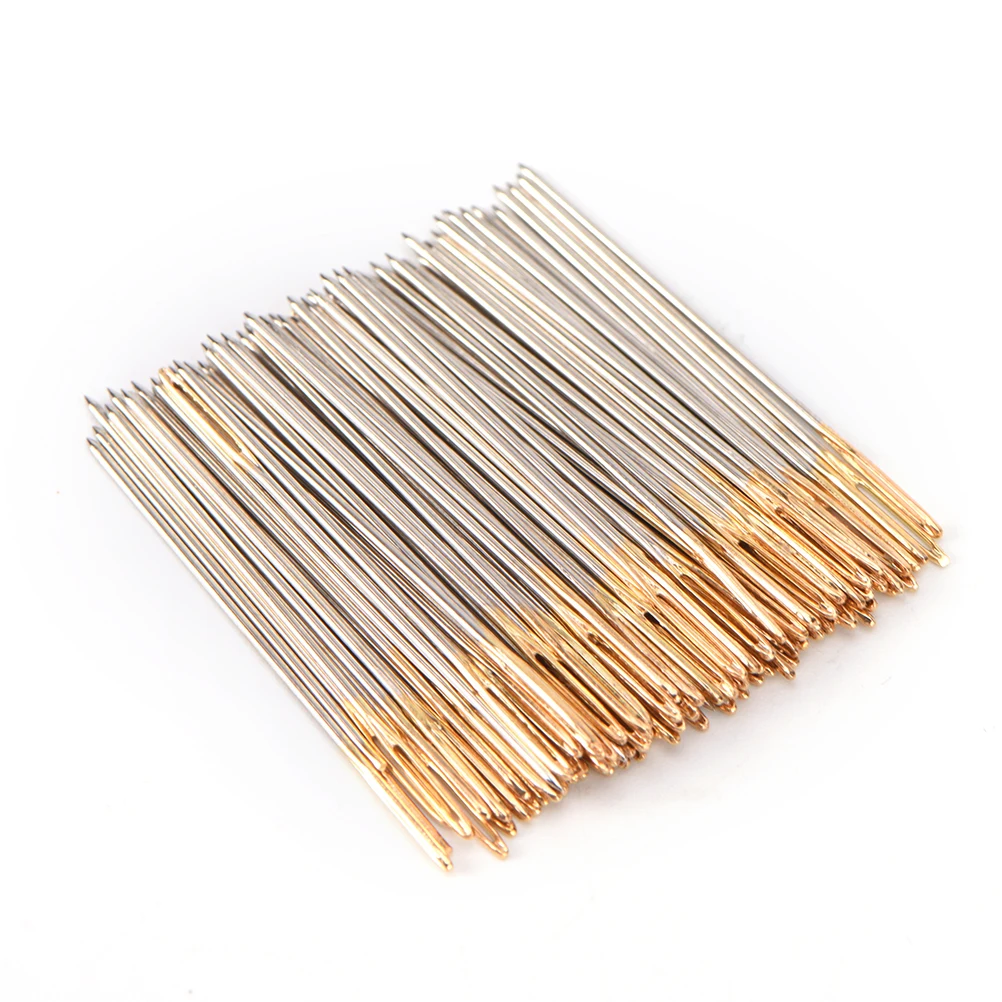 100 PCS/Lot Size 24 For 11CT Stitch Cloth Sewing Kit Golden Tail Embroidery Fabric Cross Stitch Needles
100 PCS/Lot Size 24 For 11CT Stitch Cloth Sewing Kit Golden Tail Embroidery Fabric Cross Stitch Needles