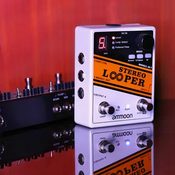 ammoon STEREO LOOPER Guitar Pedal Loop Record Guitar Effect Pedal 10 Independent Loops Max. 10min Recording Time
ammoon STEREO LOOPER Guitar Pedal Loop Record Guitar Effect Pedal 10 Independent Loops Max. 10min Recording Time