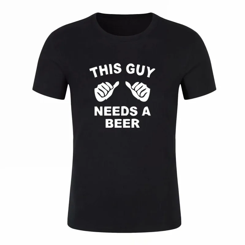Men's T-shirts summer 2019 printed This Guy Needs A Beer funny T-shirt fashion brand clothing crossfit t shirt men homme fitness
Men's T-shirts summer 2019 printed This Guy Needs A Beer funny T-shirt fashion brand clothing crossfit t shirt men homme fitness