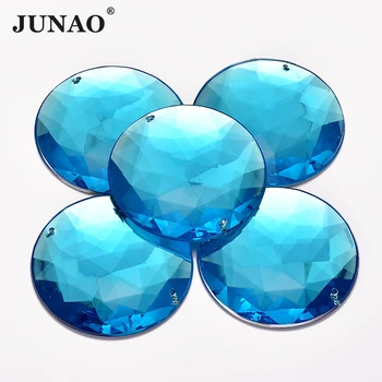JUNAO 52mm Big Aqua Blue Round Rhinestones Applique Sewing Acrylic Gems Large Strass Sew On Flat Back Crystal Stones for Crafts
JUNAO 52mm Big Aqua Blue Round Rhinestones Applique Sewing Acrylic Gems Large Strass Sew On Flat Back Crystal Stones for Crafts