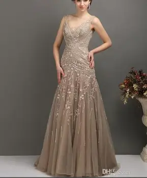 Champagne Mermaid Mother Of The Bride Dresses Long Sweep Train Embroidery Beaded Luxury Mother's Formal Dress for Wedding Party
Champagne Mermaid Mother Of The Bride Dresses Long Sweep Train Embroidery Beaded Luxury Mother's Formal Dress for Wedding Party