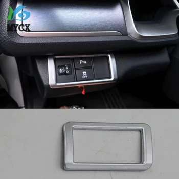 For Honda Civic Sedan Coupe 2016 2017 2018 Chrome Headlight Fog Light Lamp Switch Control Cover Trim Kit Car Styling
For Honda Civic Sedan Coupe 2016 2017 2018 Chrome Headlight Fog Light Lamp Switch Control Cover Trim Kit Car Styling