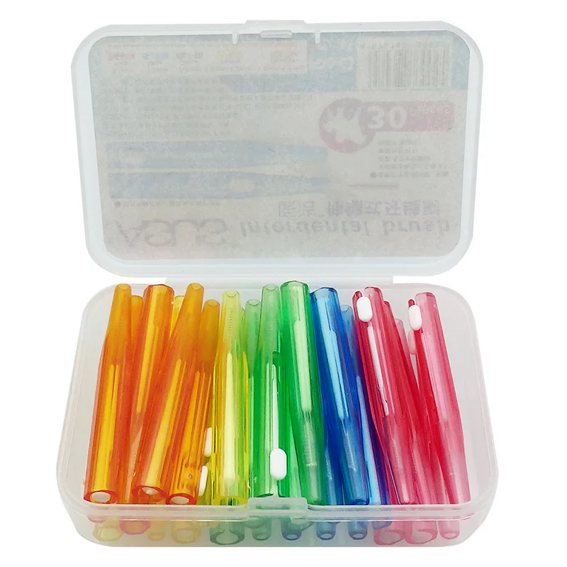 RORASA 30pcs Dental Floss Push-Pull Interdental Brushes 0.6-1.5mm Gum Slim Soft Tooth Pick Interdental Cleaners Oral Tools
RORASA 30pcs Dental Floss Push-Pull Interdental Brushes 0.6-1.5mm Gum Slim Soft Tooth Pick Interdental Cleaners Oral Tools