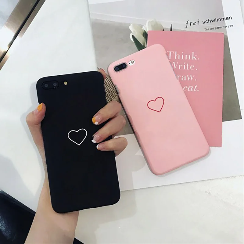 Cute Simple LOVE Heart Pattern Phone Cases For iphone 8 7 6 6s Plus Case Slim Matte Hard PC Back Cover Couple Lover Fitted Cases
Cute Simple LOVE Heart Pattern Phone Cases For iphone 8 7 6 6s Plus Case Slim Matte Hard PC Back Cover Couple Lover Fitted Cases