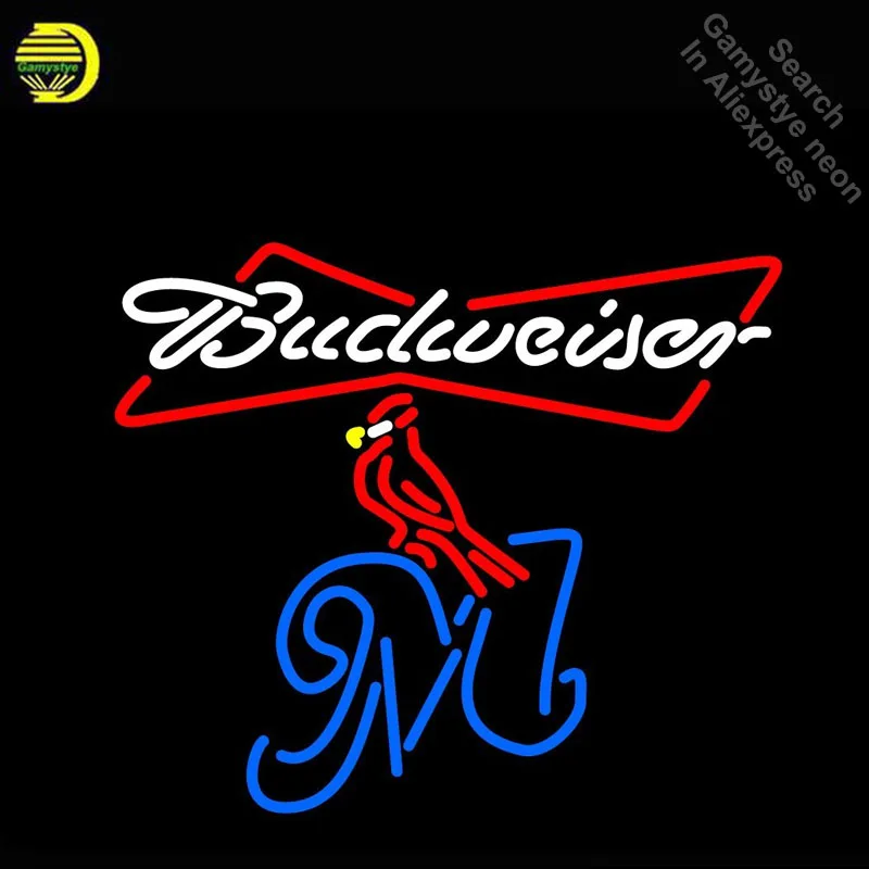 Неоновая вывеска SL Budweise Bird неоновые лампочки пивной бар Паб Магазин Дисплей