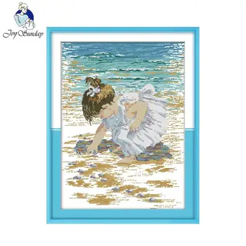 Joy Sunday Pick Up Shells Pattern Counted Cross Stitch 11CT 14CT DIY Cross Stitch Kit For Embroidery Needlework Cross-stinging
Joy Sunday Pick Up Shells Pattern Counted Cross Stitch 11CT 14CT DIY Cross Stitch Kit For Embroidery Needlework Cross-stinging