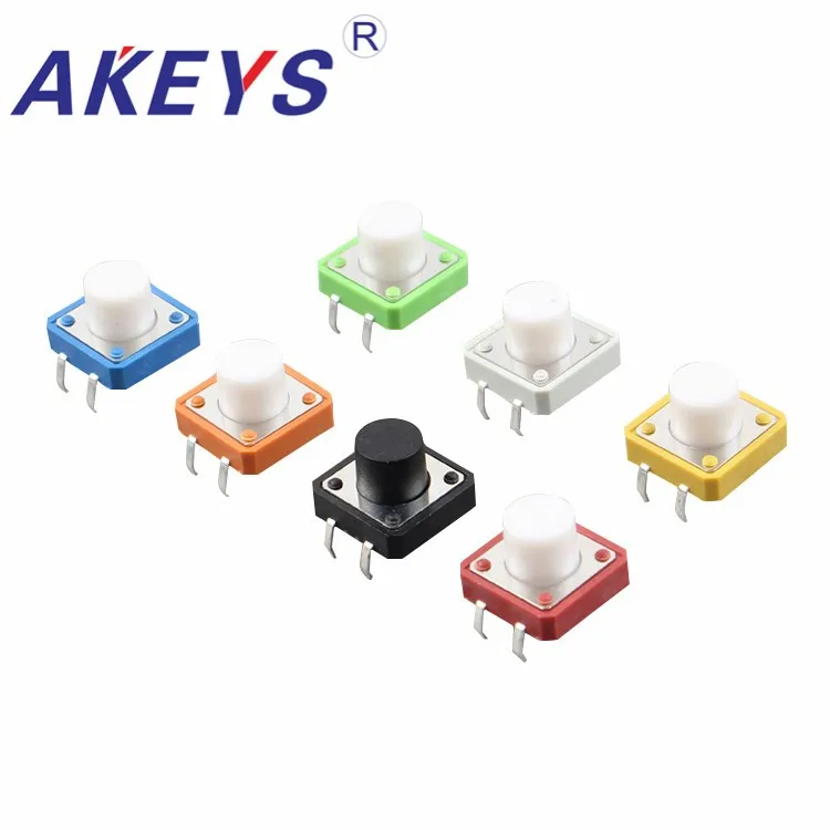 50PCS TS-G001 12*12 Multi-color light touch switch momentary tactile switch DIP 4 pin copper pin tact switch
50PCS TS-G001 12*12 Multi-color light touch switch momentary tactile switch DIP 4 pin copper pin tact switch