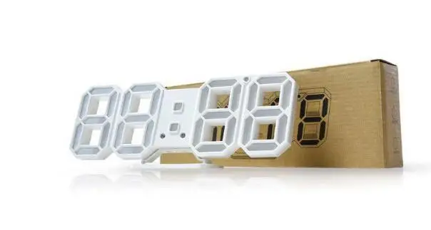 120PCS 3D LED Wall Clock Modern Digital Alarm Table Clocks Nightlight Saat Wall Clock For Home Living Room Office 24 or 12 Hour
120PCS 3D LED Wall Clock Modern Digital Alarm Table Clocks Nightlight Saat Wall Clock For Home Living Room Office 24 or 12 Hour