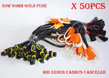 50PCS 50W 6ohm Gold Fuse HID Xenon Kit Load Resistor Canbus Canceller Decoder Capacitor Error Free Fix Flash Blink H7 H11 9005
50PCS 50W 6ohm Gold Fuse HID Xenon Kit Load Resistor Canbus Canceller Decoder Capacitor Error Free Fix Flash Blink H7 H11 9005