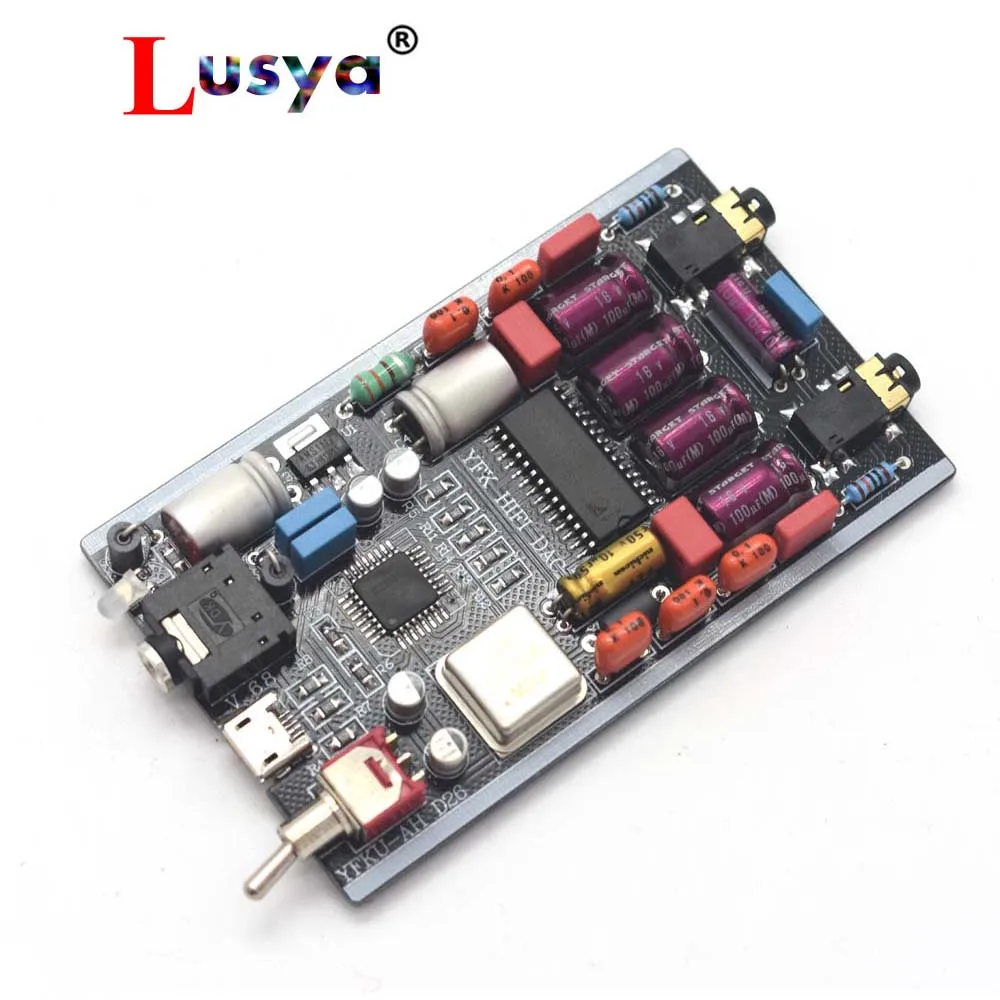 PCM2706 TDA1305 USB DAC decoder I2S To 3.5mm Output Support for ASIO notebook HiFi headphone amplifier G2-009
PCM2706 TDA1305 USB DAC decoder I2S To 3.5mm Output Support for ASIO notebook HiFi headphone amplifier G2-009