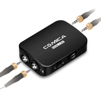 COMICA Dual-head Detachable & Muti-functional Lavalier Microphone with Mono/Stereo Modes Switch and real-time monitoring for Go
COMICA Dual-head Detachable & Muti-functional Lavalier Microphone with Mono/Stereo Modes Switch and real-time monitoring for Go