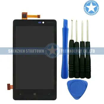 LCD Digitizer Assembly - Touch Screen Glass Panel+LCD Display Panel Replacement with Tools for Nokia Lumia 820 Black
LCD Digitizer Assembly - Touch Screen Glass Panel+LCD Display Panel Replacement with Tools for Nokia Lumia 820 Black