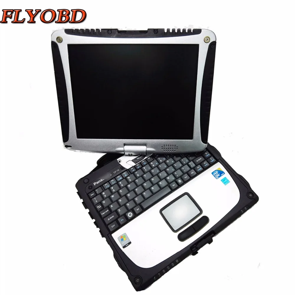 FLYOBD-2017 new best quality MB sd c4 star with Panasonic military laptop CF-19 software version 2017-03  mb star c4 sd connect