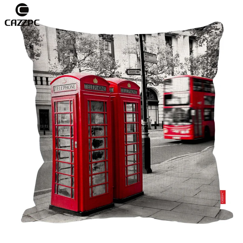 London City Styel Retro Red Telephone Boxes Print Linen Car Sofa Chair Decorative Throw Pillowcase Cushion Cover Home Decor
London City Styel Retro Red Telephone Boxes Print Linen Car Sofa Chair Decorative Throw Pillowcase Cushion Cover Home Decor