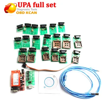 Full set Adaptors UPA USB Programmer V1.3 Support Multi-Type Eeproms&Microchip UPA-USB Serial Programmer ECU Tool
Full set Adaptors UPA USB Programmer V1.3 Support Multi-Type Eeproms&Microchip UPA-USB Serial Programmer ECU Tool