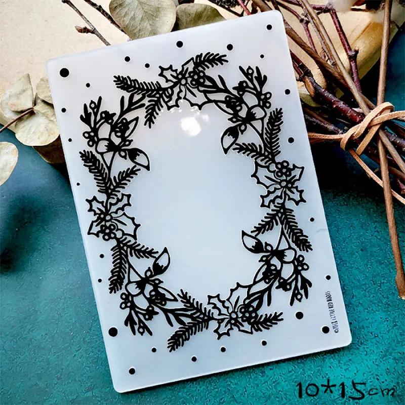 New 2019 Christmas Flower Embossing Folders For Card Making Supplies Paper Craft Supplies Scrapbooking Plastic Embosser Stencil
New 2019 Christmas Flower Embossing Folders For Card Making Supplies Paper Craft Supplies Scrapbooking Plastic Embosser Stencil