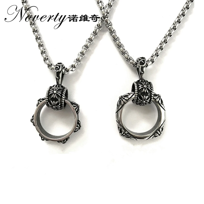 New Fashion Vintage Rotatable Cruciferous Titanium Loop Pendant Necklace Men's Jewelry Hip-hop Rock Punk Cool Gifts ZMXL012
New Fashion Vintage Rotatable Cruciferous Titanium Loop Pendant Necklace Men's Jewelry Hip-hop Rock Punk Cool Gifts ZMXL012