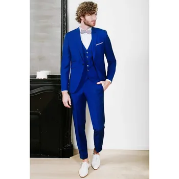 Classic Men Suits 2017 Blue Slim Fit Men Suit Vest Casual Prom Wedding Groomsmen Suits Groom Tuxedo Blazers (Jacket+Pants+Vest)
Classic Men Suits 2017 Blue Slim Fit Men Suit Vest Casual Prom Wedding Groomsmen Suits Groom Tuxedo Blazers (Jacket+Pants+Vest)