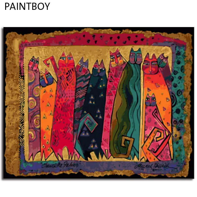 Framed Picture Painting By Numbers Home Decor Abstract Animals DIY Oil Painting On Canvas Wall Art For Living Room 40*50cm
Framed Picture Painting By Numbers Home Decor Abstract Animals DIY Oil Painting On Canvas Wall Art For Living Room 40*50cm