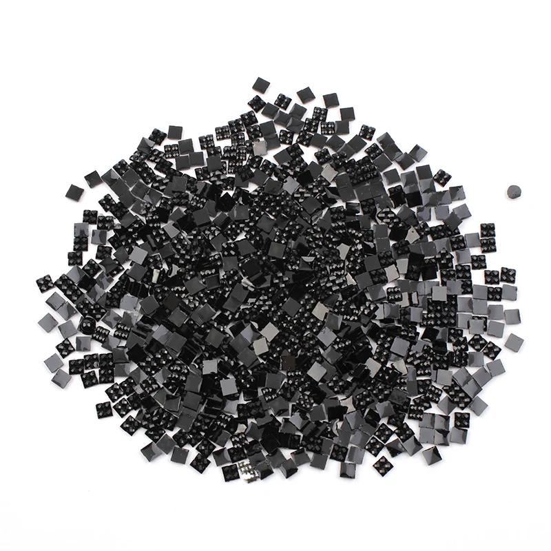1000Pcs Square Resin Rhinestones 4mm Sizes Luminous black On Diamonds DIY 3D Nail Art Decoration
1000Pcs Square Resin Rhinestones 4mm Sizes Luminous black On Diamonds DIY 3D Nail Art Decoration