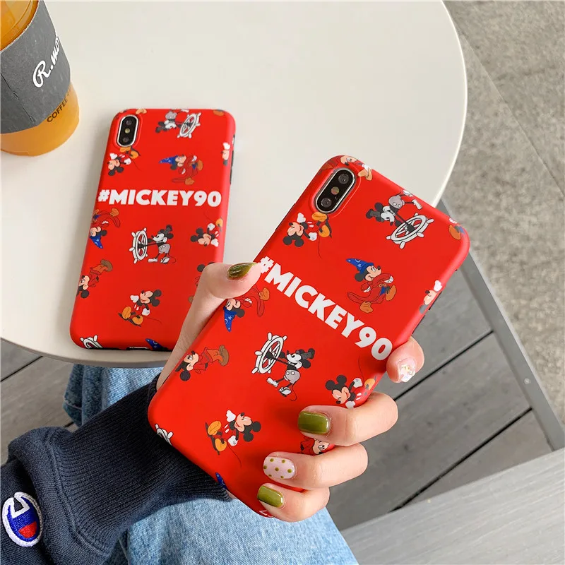 redness Phone Cases for iPhone XSMax X XR XS Cute animals Mickey soft IMD cover case for iphone 6 6S 7 8 Plus back fundas Capa
redness Phone Cases for iPhone XSMax X XR XS Cute animals Mickey soft IMD cover case for iphone 6 6S 7 8 Plus back fundas Capa