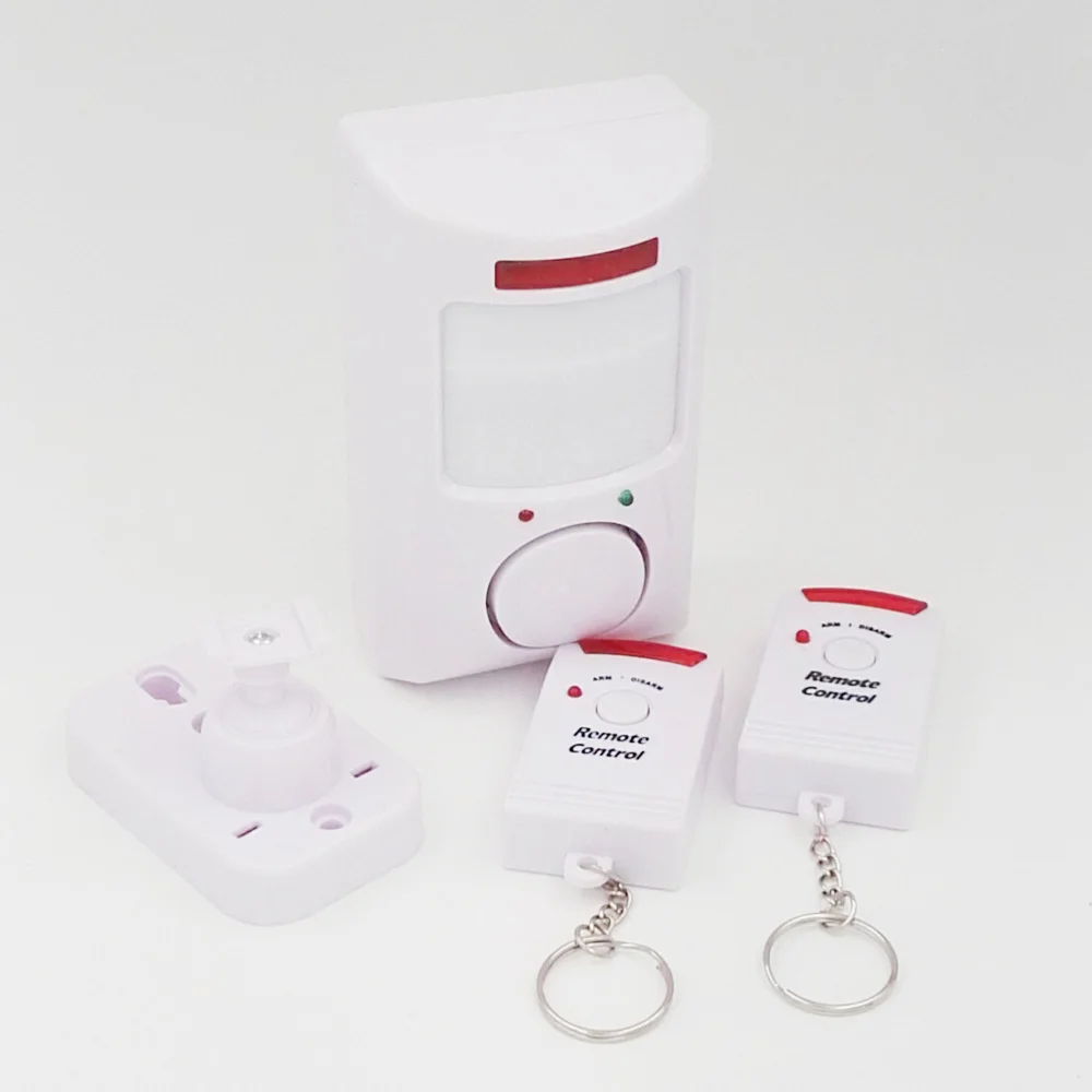 Security Portable 105dB PIR Motion Detector Infrared Anti-theft Motion Detector Home Security Alarm system+2 controllers
Security Portable 105dB PIR Motion Detector Infrared Anti-theft Motion Detector Home Security Alarm system+2 controllers