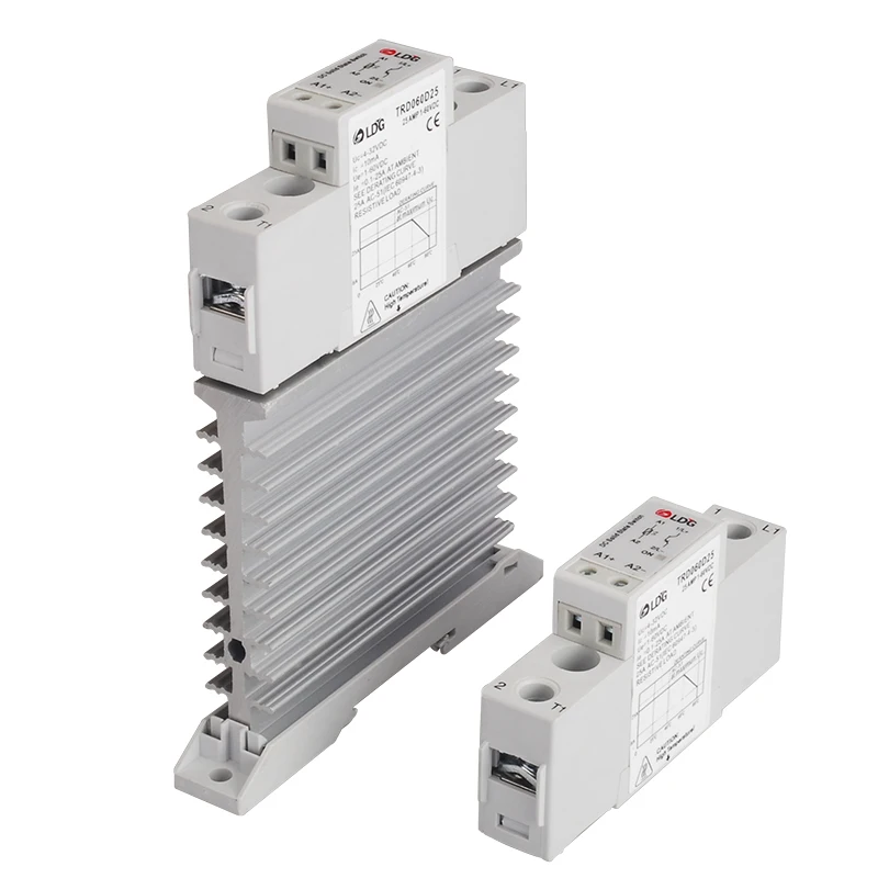 TRD-060D25 DC Integrated Solid State Relay Module DC Control DC 25A Relay Module with Heat Sink Base
TRD-060D25 DC Integrated Solid State Relay Module DC Control DC 25A Relay Module with Heat Sink Base