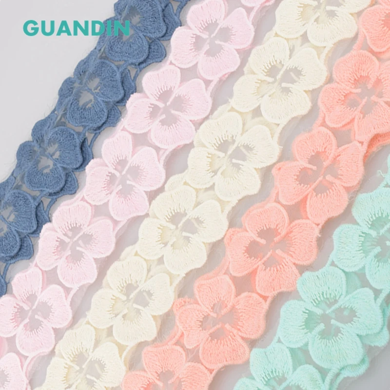 GUANDIN,Crafts 1Yard/lot Multi Option Double Embroidery Flower With Petal Lace Ribbons DIY Garment Sewing Accessories
GUANDIN,Crafts 1Yard/lot Multi Option Double Embroidery Flower With Petal Lace Ribbons DIY Garment Sewing Accessories