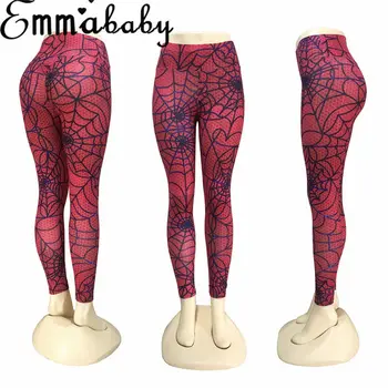 Women Fitness Sports Pants Spider Web Digital Print High Waist Slim High Elastic Hip Sports Leggings Running Pants
Women Fitness Sports Pants Spider Web Digital Print High Waist Slim High Elastic Hip Sports Leggings Running Pants