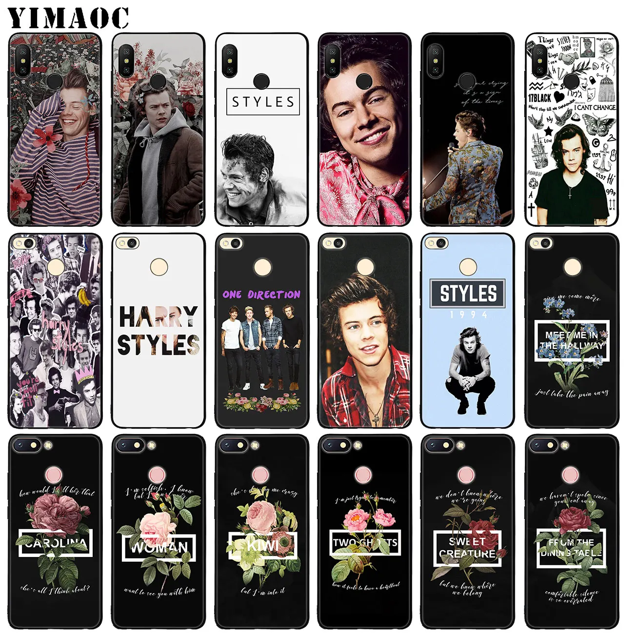 YIMAOC Harry Styles One Direction 1D Soft Silicone Phone Case for Xiaomi Mi 9 9T CC9 CC9E A3 PRO 8 SE A2 Lite pocophone f1 MAX 3
YIMAOC Harry Styles One Direction 1D Soft Silicone Phone Case for Xiaomi Mi 9 9T CC9 CC9E A3 PRO 8 SE A2 Lite pocophone f1 MAX 3