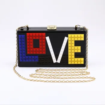 Elegant Women LOVE Printed Pixels Chain Bag Handbag Evening Lady Purse Party New Designer Gift
Elegant Women LOVE Printed Pixels Chain Bag Handbag Evening Lady Purse Party New Designer Gift