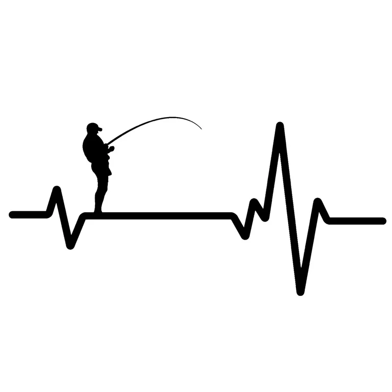 16.5*7.8CM Cool Car Sticker Fishing Deep Sea Man Heartbeat Vinyl Decal Black/White for Ford Mercedes Benz Skoda Mazda Holden
16.5*7.8CM Cool Car Sticker Fishing Deep Sea Man Heartbeat Vinyl Decal Black/White for Ford Mercedes Benz Skoda Mazda Holden