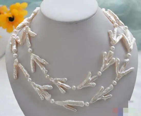 FREE SHIPPING>@@> 3714 WHITE BAROQUE chicken toe round freshwater PEARL NECKLACE
FREE SHIPPING>@@> 3714 WHITE BAROQUE chicken toe round freshwater PEARL NECKLACE