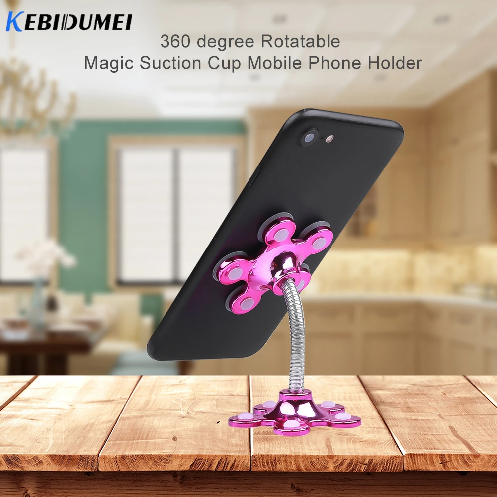 KEBIDUMEI Sucker Stand Phone Holder 360 degree Rotatable Magic Suction Cup Mobile Phone Car Bracket Smartphone Tablets Holder
KEBIDUMEI Sucker Stand Phone Holder 360 degree Rotatable Magic Suction Cup Mobile Phone Car Bracket Smartphone Tablets Holder
